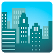 Emoji 🏙️ Paesaggio Urbano su Google 15.0.