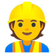 👷 Emoji Trabalhador De Construção Civil na Google 15.0.