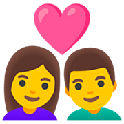 Emoji 👩‍❤️‍👨 Coppia Con Cuore: Donna E Uomo su Google 15.0.