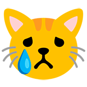 Émoji 😿 Chat Qui Pleure sur Google 15.0.