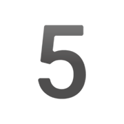 Émoji 5️ Chiffre cinq sur Google 15.0.