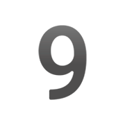 Emoji 9️ Cifra nove su Google 15.0.