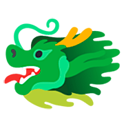 Émoji 🐲 Tête De Dragon sur Google 15.0.