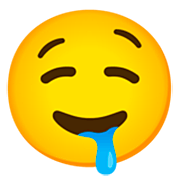 Emoji 🤤 Faccina Che Sbava su Google 15.0.
