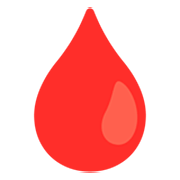 🩸 Emoji Gota De Sangre en Google 15.0.