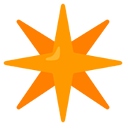 ✴️ Emoji Estrella De Ocho Puntas en Google 15.0.