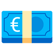 Emoji 💶 Banconota Euro su Google 15.0.