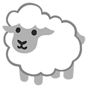 Émoji 🐑 Mouton sur Google 15.0.