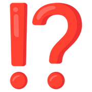 Emoji ⁉️ Punto Esclamativo E Interrogativo su Google 15.0.