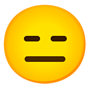 😑 Emoji Cara Sin Expresión en Google 15.0.