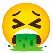 🤮 Emoji Rosto Vomitando na Google 15.0.