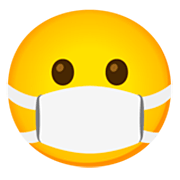 Emoji 😷 Faccina Con Mascherina su Google 15.0.