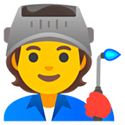 Emoji 🧑‍🏭 Persona Che Lavora In Fabbrica su Google 15.0.