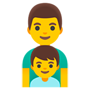 Émoji 👨‍👦 Famille : Homme Et Garçon sur Google 15.0.