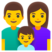 Família: Homem, Mulher E Menino Google 15.0.