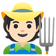 🧑🏻‍🌾 Emoji Agricultor: Tono De Piel Claro en Google 15.0.