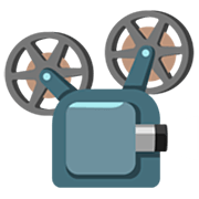 Emoji 📽️ Proiettore Cinematografico su Google 15.0.