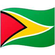 Émoji 🇬🇾 Drapeau : Guyana sur Google 15.0.