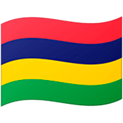 Flagge: Mauritius Google 15.0.