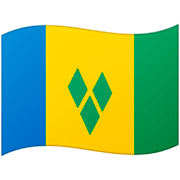 Drapeau : Saint-Vincent-et-les-Grenadines Google 15.0.