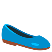 Émoji 🥿 Chaussure Plate sur Google 15.0.