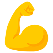 💪 Emoji Bíceps Flexionado en Google 15.0.