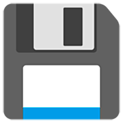 Emoji 💾 Floppy Disc su Google 15.0.