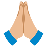 Émoji 🙏🏼 Mains En Prière : Peau Moyennement Claire sur Google 15.0.