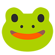 Emoji 🐸 Rana su Google 15.0.