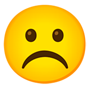 ☹️ Emoji düsteres Gesicht Google 15.0.