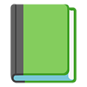 Emoji 📗 Libro Verde su Google 15.0.