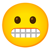 😬 Emoji Rosto Expressando Desagrado na Google 15.0.