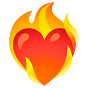 ❤️‍🔥 Emoji Herz brennt Google 15.0.