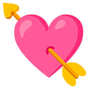 💘 Emoji Corazón Con Flecha en Google 15.0.