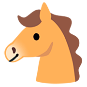 Emoji 🐴 Muso Di Cavallo su Google 15.0.