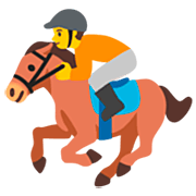 🏇 Emoji Corrida De Cavalos na Google 15.0.