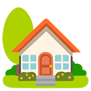 Emoji 🏡 Casa Con Giardino su Google 15.0.