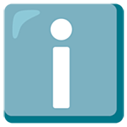Émoji ℹ️ Source D’informations sur Google 15.0.