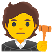 Emoji 🧑‍⚖️ Giudice su Google 15.0.