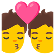 Emoji 💏 Bacio Tra Coppia su Google 15.0.