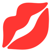 Émoji 💋 Trace De Rouge à Lèvres sur Google 15.0.
