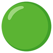 🟢 Emoji grüner Kreis Google 15.0.