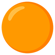 🟠 Emoji Círculo Naranja en Google 15.0.