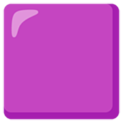 Emoji 🟪 Quadrato Viola su Google 15.0.