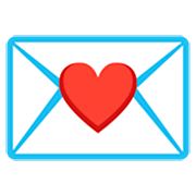 Emoji 💌 Lettera D’amore su Google 15.0.