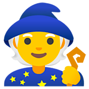 Emoji 🧙 Mago su Google 15.0.