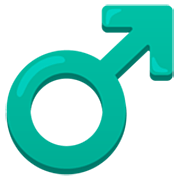Símbolo De Masculino Google 15.0.