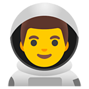 Emoji 👨‍🚀 Astronauta Uomo su Google 15.0.