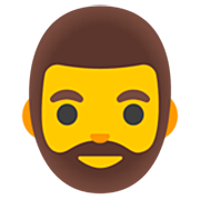 Emoji 🧔‍♂️ Uomo Con La Barba su Google 15.0.