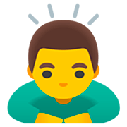 🙇‍♂️ Emoji Hombre Haciendo Una Reverencia en Google 15.0.